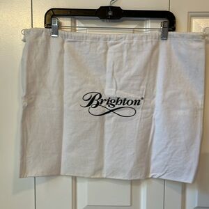 Large Brighton dust bag with drawstring - never used